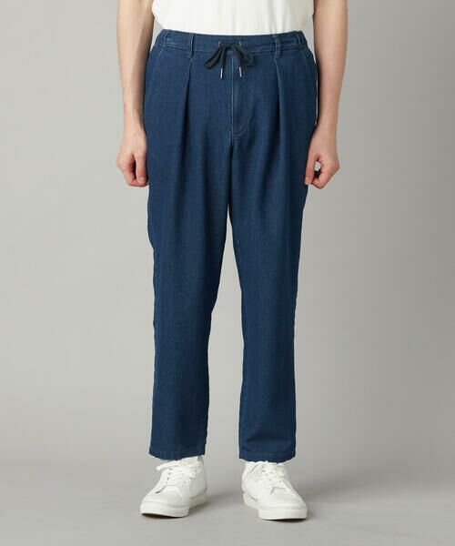 COMME CA MEN / コムサ・メン その他パンツ | メッシュデニム インタックイージーパンツ | 詳細8