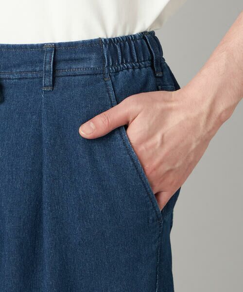 COMME CA MEN / コムサ・メン その他パンツ | メッシュデニム インタックイージーパンツ | 詳細13