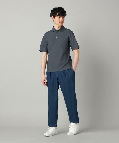 COMME CA MEN / コムサ・メン その他パンツ | メッシュデニム インタックイージーパンツ | 詳細3