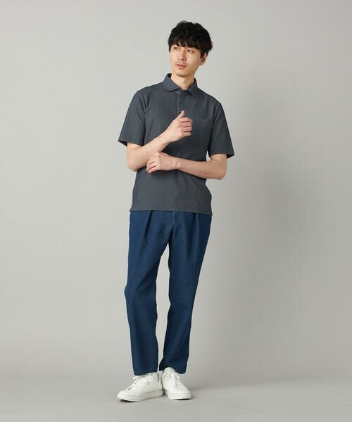 COMME CA MEN / コムサ・メン その他パンツ | メッシュデニム インタックイージーパンツ | 詳細4