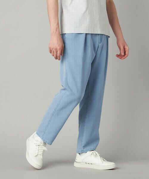 COMME CA MEN / コムサ・メン その他パンツ | メッシュデニム インタックイージーパンツ | 詳細21