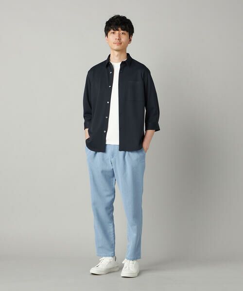 COMME CA MEN / コムサ・メン その他パンツ | メッシュデニム インタックイージーパンツ | 詳細17