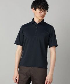 COMME CA MEN / コムサ・メン ポロシャツ | 【抗菌防臭加工】市松ジャカードジャージー ポロシャツ