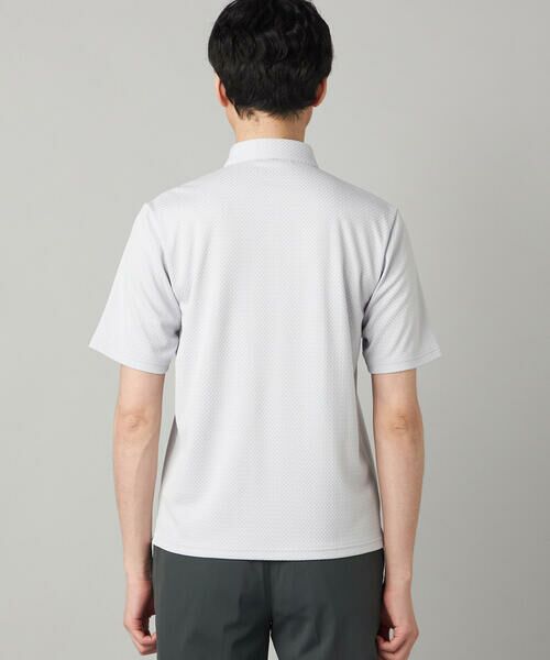 COMME CA MEN / コムサ・メン ポロシャツ | 【抗菌防臭加工】市松ジャカードジャージー ポロシャツ | 詳細11