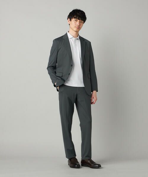 COMME CA MEN / コムサ・メン ポロシャツ | 【抗菌防臭加工】市松ジャカードジャージー ポロシャツ | 詳細2