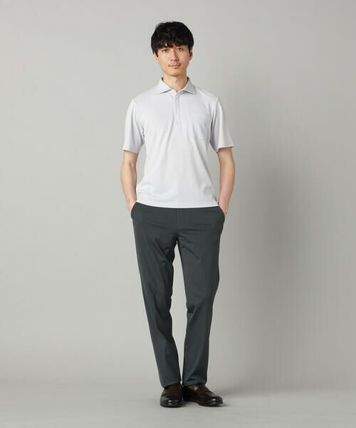 COMME CA MEN / コムサ・メン ポロシャツ | 【抗菌防臭加工】市松ジャカードジャージー ポロシャツ | 詳細5