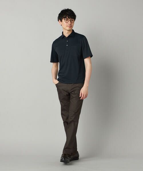 COMME CA MEN / コムサ・メン ポロシャツ | 【抗菌防臭加工】市松ジャカードジャージー ポロシャツ | 詳細18