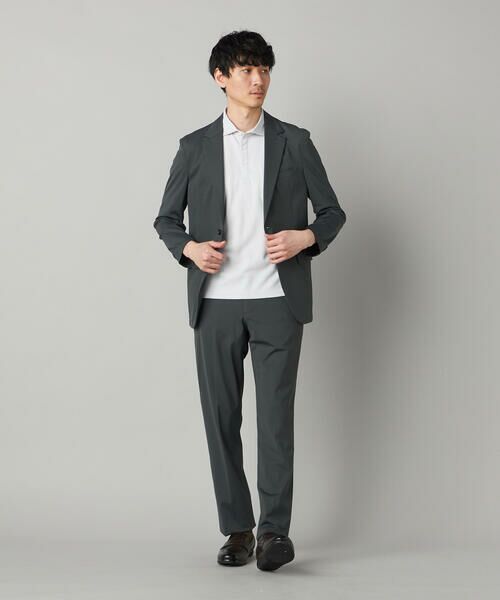 COMME CA MEN / コムサ・メン ポロシャツ | 衿裏チェック使い カッタウェイポロシャツ | 詳細4