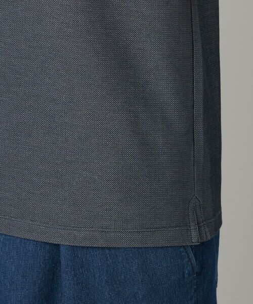 COMME CA MEN / コムサ・メン ポロシャツ | 衿裏チェック使い カッタウェイポロシャツ | 詳細18