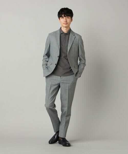 COMME CA MEN / コムサ・メン ポロシャツ | 衿裏チェック使い カッタウェイポロシャツ | 詳細20