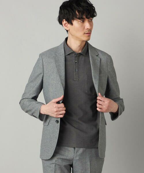 COMME CA MEN / コムサ・メン ポロシャツ | 衿裏チェック使い カッタウェイポロシャツ | 詳細24