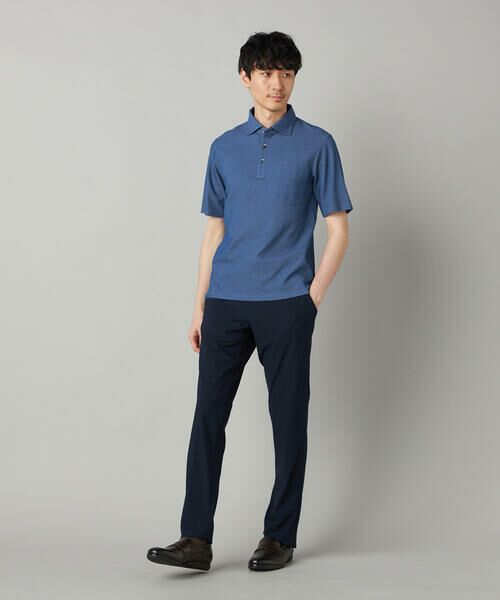 COMME CA MEN / コムサ・メン ポロシャツ | 衿裏チェック使い カッタウェイポロシャツ | 詳細27