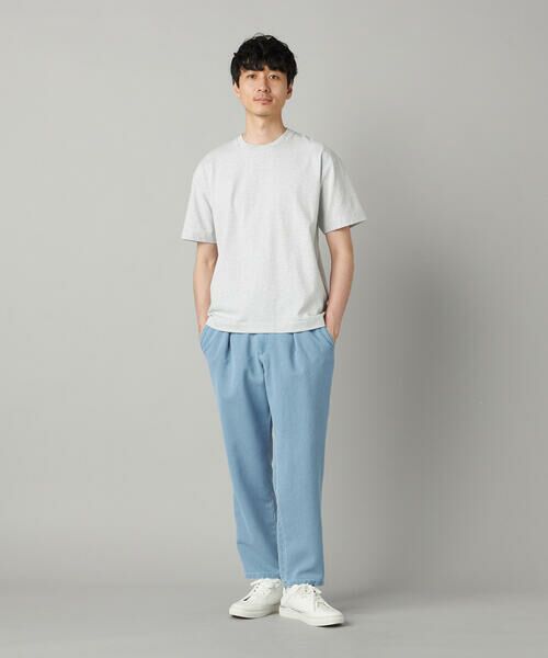 COMME CA MEN / コムサ・メン Tシャツ | メランジミジンボーダー Tシャツ | 詳細1