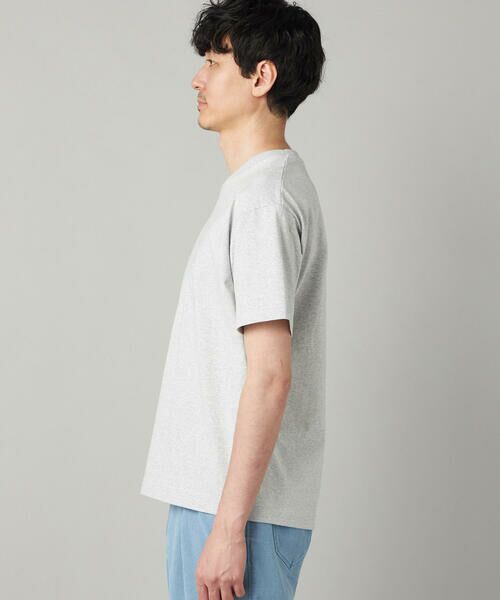 COMME CA MEN / コムサ・メン Tシャツ | メランジミジンボーダー Tシャツ | 詳細7