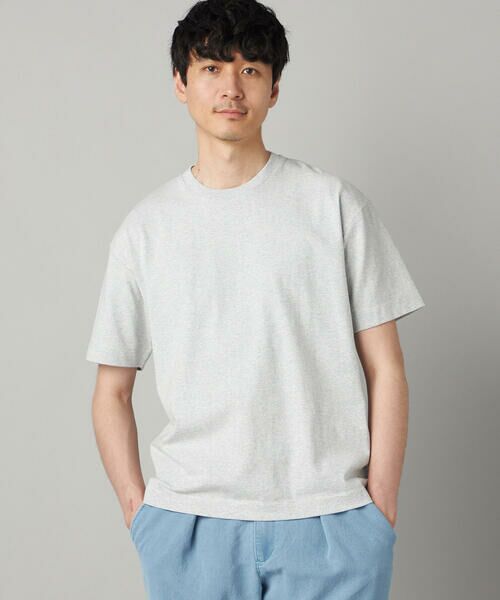 COMME CA MEN / コムサ・メン Tシャツ | メランジミジンボーダー Tシャツ | 詳細5