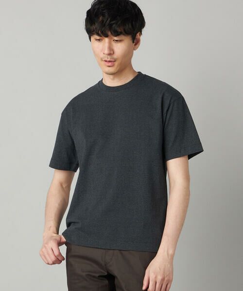 COMME CA MEN / コムサ・メン Tシャツ | メランジミジンボーダー Tシャツ | 詳細16