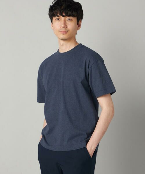 COMME CA MEN / コムサ・メン Tシャツ | メランジミジンボーダー Tシャツ | 詳細25