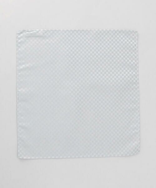 COMME CA MEN / コムサ・メン その他小物 | 市松フォーマル ポケットチーフ（シルバー）
