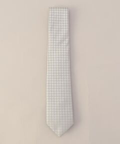 COMME CA MEN / コムサ・メン ネクタイ | 市松柄 フォーマルシルクタイ
