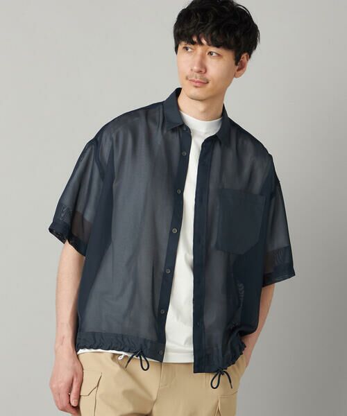 COMME CA MEN / コムサ・メン シャツ・ブラウス | シアー シャツ | 詳細4