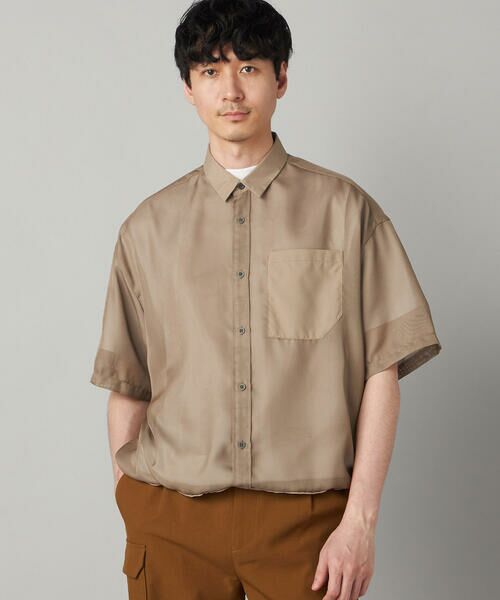 COMME CA MEN / コムサ・メン シャツ・ブラウス | シアー シャツ | 詳細13