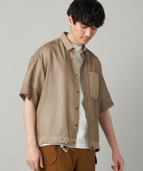 COMME CA MEN / コムサ・メン シャツ・ブラウス | シアー シャツ | 詳細10