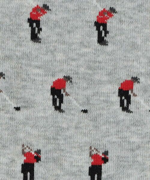 COMME CA MEN / コムサ・メン ソックス | マルチカラーボーダークルーソックス | 詳細1