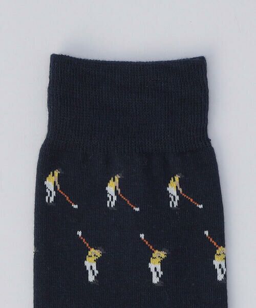 COMME CA MEN / コムサ・メン ソックス | マルチカラーボーダークルーソックス | 詳細3