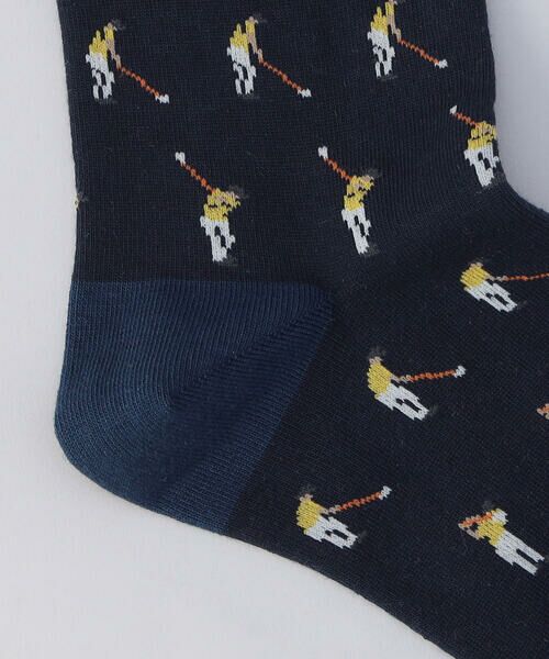 COMME CA MEN / コムサ・メン ソックス | マルチカラーボーダークルーソックス | 詳細4