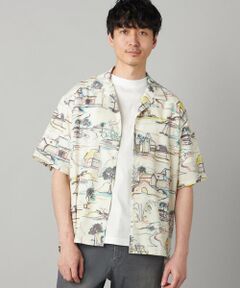 COMME CA MEN / コムサ・メン シャツ・ブラウス | ベルガモプリント 半袖シャツ