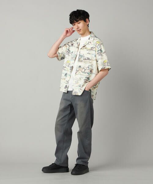 COMME CA MEN / コムサ・メン シャツ・ブラウス | ベルガモプリント 半袖シャツ | 詳細3