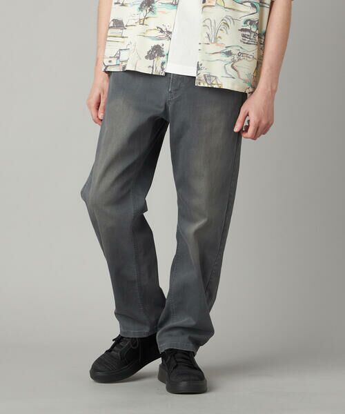 COMME CA MEN / コムサ・メン その他パンツ | ダブルポケット ストレッチデニムパンツ（グレー）