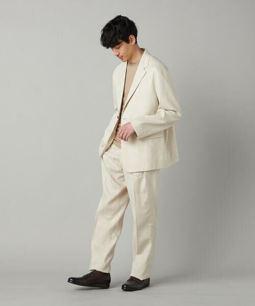 COMME CA MEN / コムサ・メン テーラードジャケット | 【セットアップ対応】ハイブリッドリネン リラックスジャケット | 詳細1
