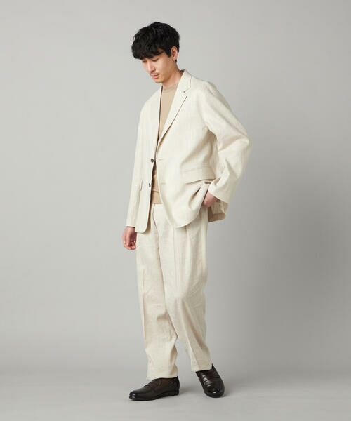 COMME CA MEN / コムサ・メン テーラードジャケット | 【セットアップ対応】ハイブリッドリネン リラックスジャケット | 詳細2