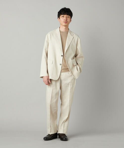 COMME CA MEN / コムサ・メン テーラードジャケット | 【セットアップ対応】ハイブリッドリネン リラックスジャケット | 詳細3