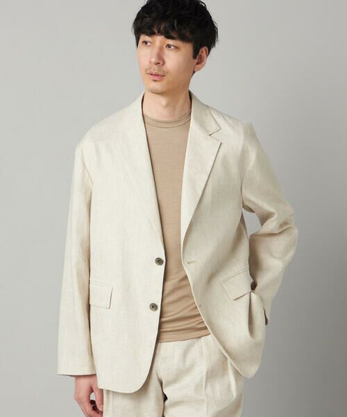 COMME CA MEN / コムサ・メン テーラードジャケット | 【セットアップ対応】ハイブリッドリネン リラックスジャケット | 詳細5