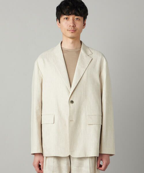 COMME CA MEN / コムサ・メン テーラードジャケット | 【セットアップ対応】ハイブリッドリネン リラックスジャケット | 詳細6