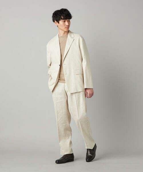 COMME CA MEN / コムサ・メン その他パンツ | 【セットアップ対応】ハイブリッドリネン 2タックパンツ | 詳細2