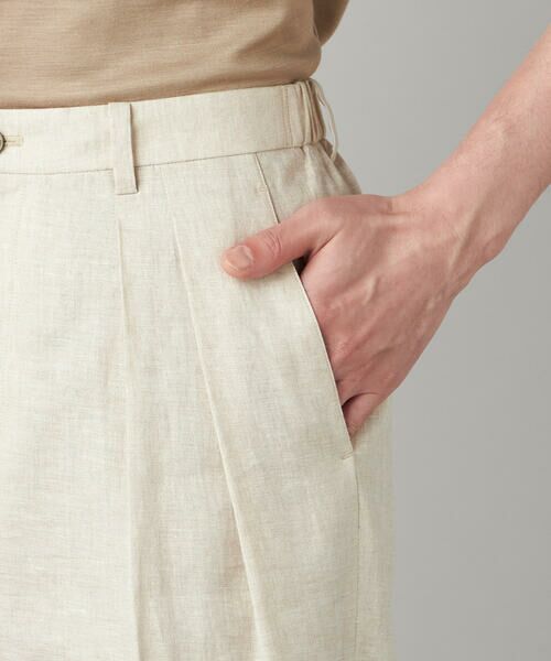COMME CA MEN / コムサ・メン その他パンツ | 【セットアップ対応】ハイブリッドリネン 2タックパンツ | 詳細9
