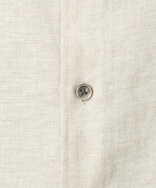 COMME CA MEN / コムサ・メン シャツ・ブラウス | ハイブリッドリネン 半袖レギュラーカラーシャツ | 詳細10