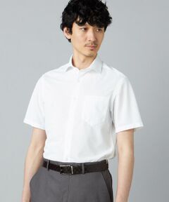 COMME CA MEN / コムサ・メン シャツ・ブラウス | 【吸水速乾・防しわ・防汚】トリコットツイル 半袖ドレスシャツ