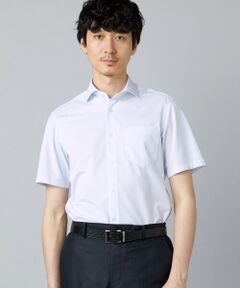COMME CA MEN / コムサ・メン シャツ・ブラウス | 【吸水速乾・防しわ・防汚】トリコットツイル 半袖ドレスシャツ
