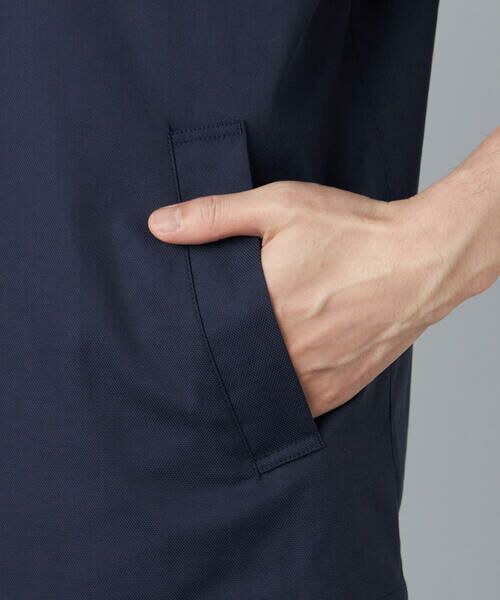 COMME CA MEN / コムサ・メン ブルゾン | 【吸水速乾・接触冷感】石川織り COOL MOTION コットンドビーストレッチ スタンドカラーブルゾン | 詳細14
