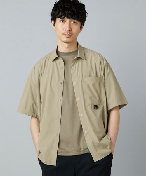 COMME CA MEN / コムサ・メン シャツ・ブラウス | ベンチレーション シャツ(ベージュ)