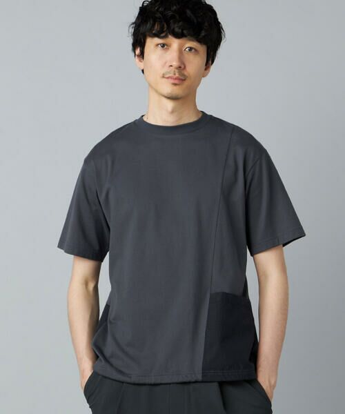 COMME CA MEN / コムサ・メン Tシャツ | 切り替えポケット Tシャツ | 詳細3