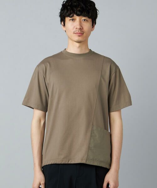 COMME CA MEN / コムサ・メン Tシャツ | 切り替えポケット Tシャツ | 詳細10