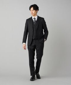 COMME CA MEN / コムサ・メン セットアップ | 【スリーピース対応】【撥水】SUPER100's  ギャバジン スーツ