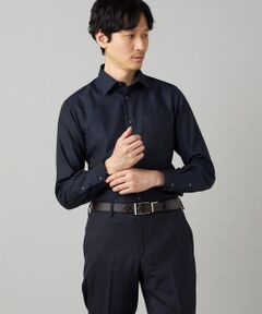 COMME CA MEN / コムサ・メン シャツ・ブラウス | 【超形態安定】【市松柄】ジャカード レギュラーカラーシャツ