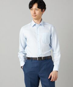 COMME CA MEN / コムサ・メン シャツ・ブラウス | 【超形態安定】【市松柄】ジャカード レギュラーカラーシャツ