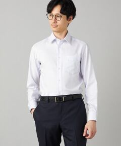 COMME CA MEN / コムサ・メン シャツ・ブラウス | 【超形態安定】【市松柄】ジャカード レギュラーカラーシャツ